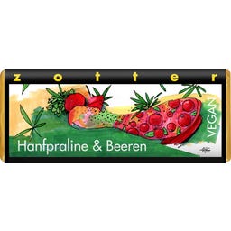 Zotter Schokoladen Bio Hanfpraline & Beeren VEGAN - 70 g