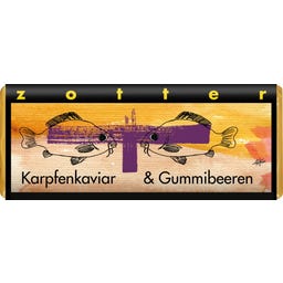 Zotter Schokoladen Bio Karpfenkaviar & Gummibeeren - 70 g