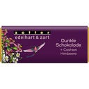 Bio edelhart & zart Dunkle Schokolade + Cashew / Himbeere - 70 g