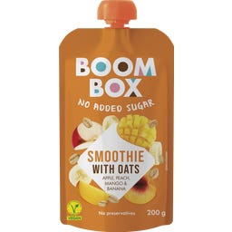 Smoothie Hafer &ndash; Apfel, Pfirsich, Mango & Banane