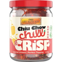 LEE KUM KEE Crispy Chili Öl, Chiu Chow - 188 ml
