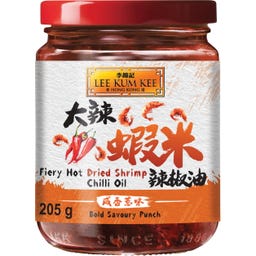 LEE KUM KEE Garnelen Chili Öl, extra scharf - 205 g