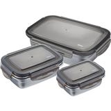 PREPPO Food Storage Container, 3-piece Set