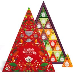 Calendario dell'Avvento Bio - Mosaic, Rosso - 25 bustine