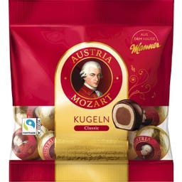 Austria Mozartkugeln Săculeț cu praline de ciocolată - 
