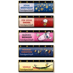 Zotter Schokoladen Bio Schoko-Minis Süße Weihnachtszeit - 100 g