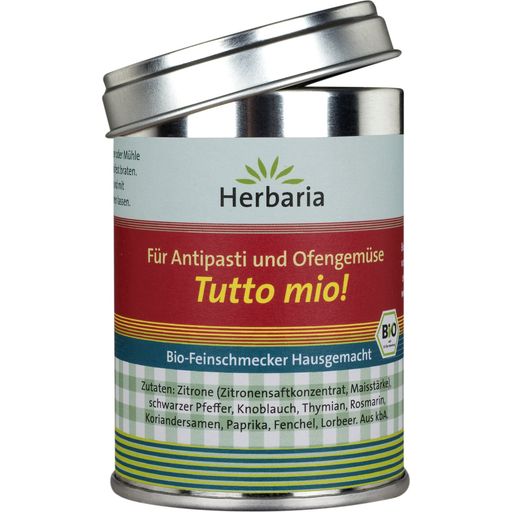 Herbaria Biologische Kruidenmix - Tutto Mio! - Blik, 65 g