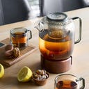 GEFU Teekanne, 1.500 ml inkl. Stövchen TREVIO