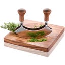 GEFU Wiegemesser mit Schneidebrett YUMA