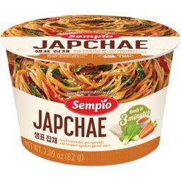 Instant-Cup-Nudeln, Japchae Glasnudeln mit süß-würziger Sauce - 82 g