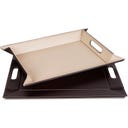 DUO - Wendetablett Schokobraun/Cremefarben - groß