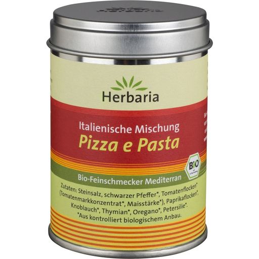 Herbaria Mezcla de Especias Bio "Pizza y Pasta" - Lata, 100 g