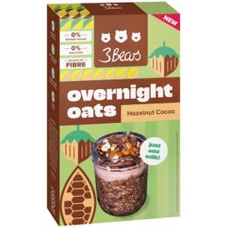 3Bears Overnight Oats Haselnuss-Kakao