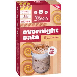 3Bears Overnight Oats Cinnamon Roll