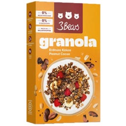3Bears Granola Erdnuss Kakao
