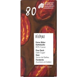 Vivani Biologische Pure Chocolade met Dadel 80%