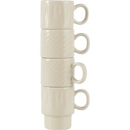 Ensemble de 4 Tasses à Expresso Coffee & More, Gris