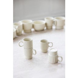 Ensemble de 4 Tasses à Expresso Coffee & More, Gris