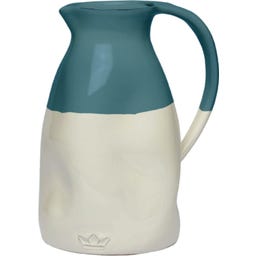 Dutchdeluxes Ceramic Water Jug in Dented Look