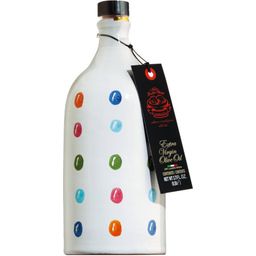 Peranzana Extra Virgin Olive Oil in a Clay Bottle - Dots - 500 ml