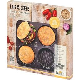 Laib & Seele - Moule pour 4 Pains à Burger - 1 pcs.