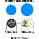 Alpin Loacker Edelstahl-Behälter - 2 Stück