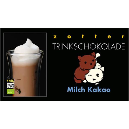 Zotter Schokoladen Czekolada pitna mleko - kakao - 110g