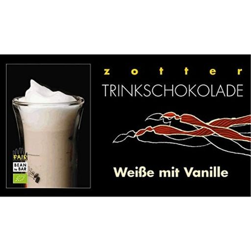 Zotter Schokoladen Fehér csoki és Vanília Ivócsokoládé - 110g
