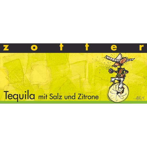 Zotter Schokoladen Bio Tequila sóval és citrommal