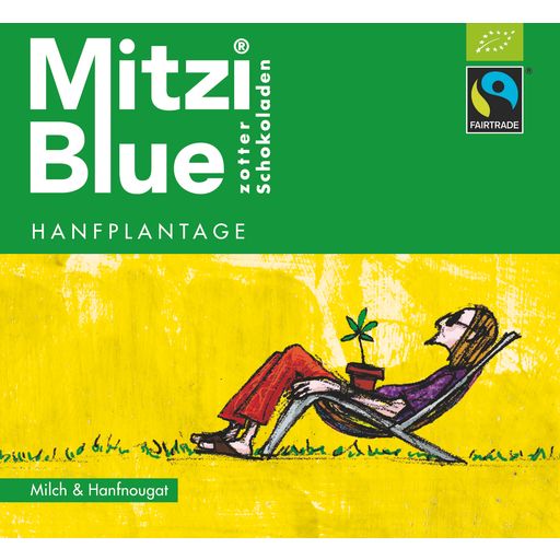 Zotter Schokolade Organic Mitzi Blue Hemp Plantation
