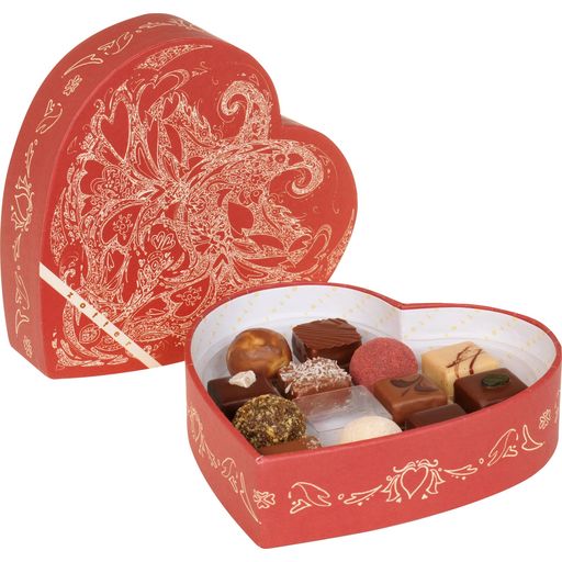 Biofekt Red Heart Chocolate Pralines - Contains Alcohol