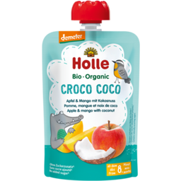 "Croco Coco - Pouch with Apples, Mango & Coconut" Fruit Puree