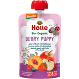 Bio Fruchtpüree "Berry Puppy - Pouchy mit Apfel & Pfirsich mit Waldbeeren"