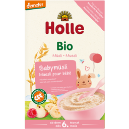 Organiczne Demeter pełnoziarniste müsli dla niemowląt