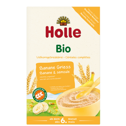 Organic Whole Grain Banana Semolina Porridge