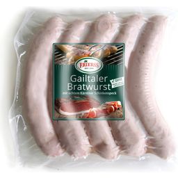 Saucisses "Gailtaler Bratwurst" avec du Bacon de Carinthie