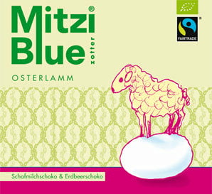 Zotter Schokoladen Mitzi Blue Osterlamm