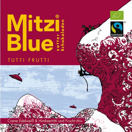 Zotter Schokolade Mitzi Blue Tutti Frutti