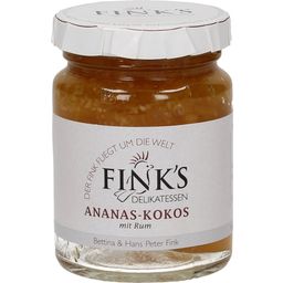 Fink's Delikatessen Ananas-Kokos mit Rum (Fruchtaufstrich)