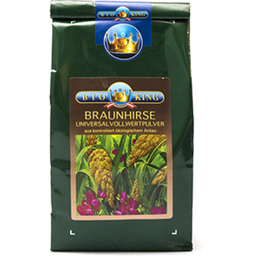 BioKing Organic Brown Millet Whole Grain Powder - 1000 g pkg.