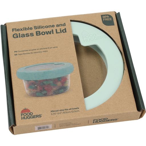 Food Huggers Glass Lid - XS - Green