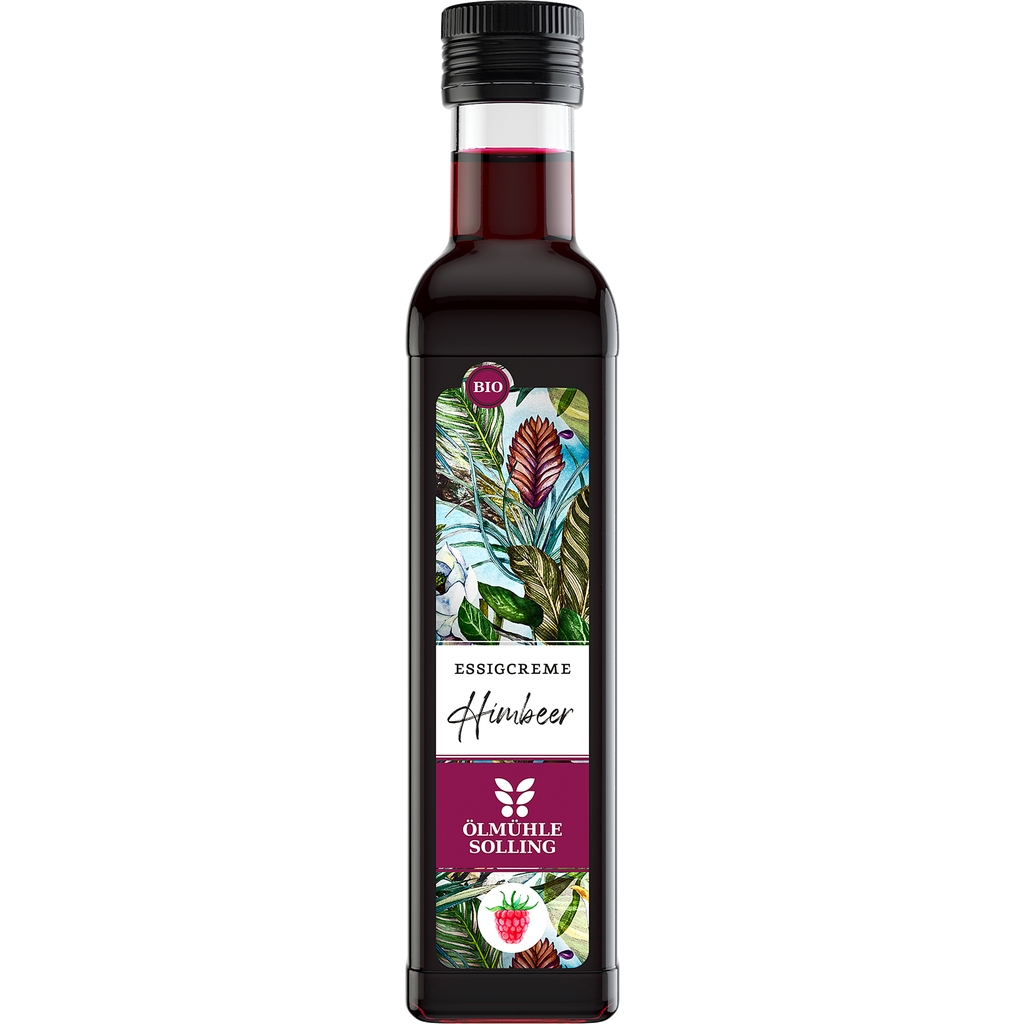 Ölmühle Solling Organic Raspberry Vinegar Cream, 250 ml - Piccantino