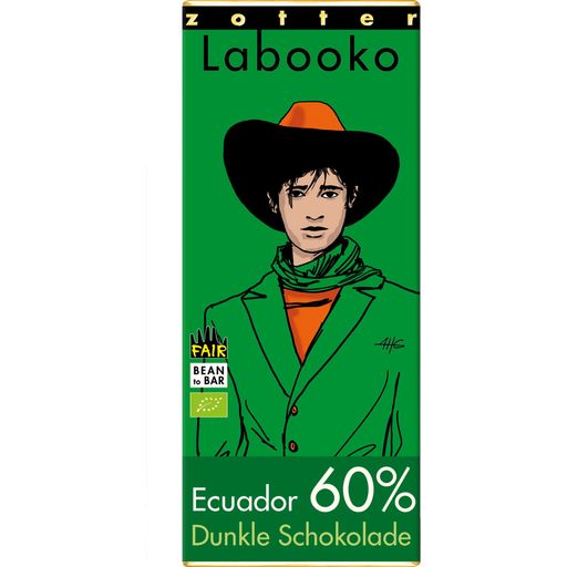 Zotter Schokolade Organic Labooko - 60% Ecuador - 70 g