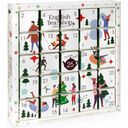 English Tea Shop Organic White Ornaments Advent Calendar - 25 pyramidových sáčků