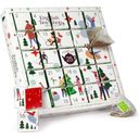 English Tea Shop Organic White Ornaments Advent Calendar - 25 pyramid bags