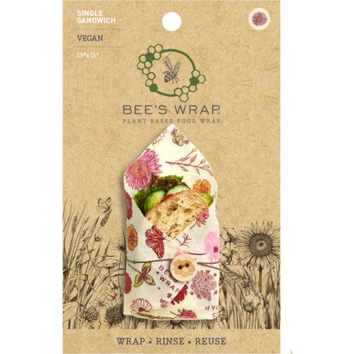 Bee’s Wrap Wachstuch Sandwich Wiesenmagie VEGAN - 1 Stk.