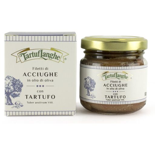 Filetti di Acciughe in Olio d'Oliva con Tartufo - 90 g