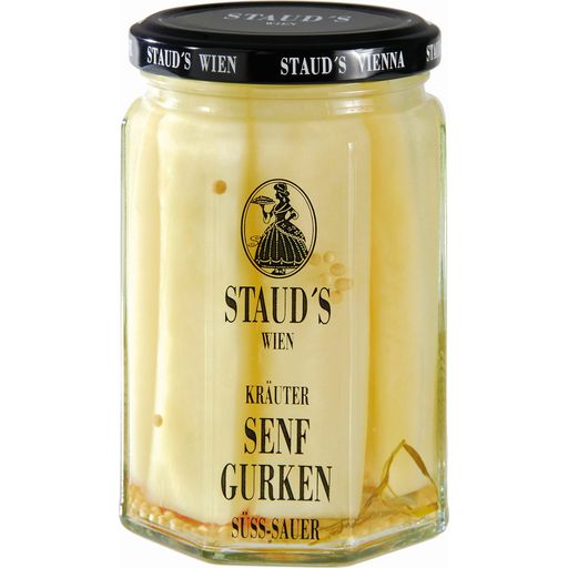 STAUD‘S Sladkokyselé hořčičné okurky - 314 ml