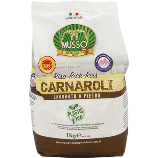Musso Carnaroli Rice PDO (Plastic-Free) - 1 kg