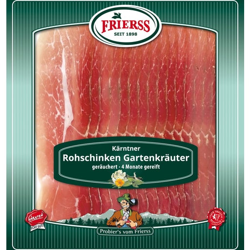 Frierss Carinthian Raw Ham with Garden Herbs - 100 g